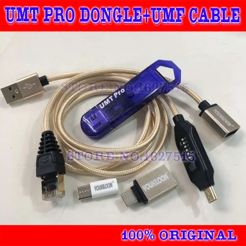 Newest UMT PRO 2 Dongle UMT PRO 2 Key + UMF ALL Boot cable for Samsung for Huawei LG ZTE Alcatel Software Repair and Unlocking