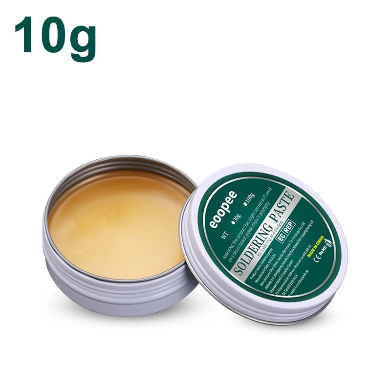 10g Iron Box Solder Paste Lead-free Soldering Repair Paste No-clean Welding Flux for Circuit Soldering Components