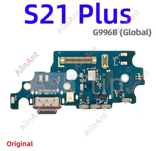 S21Plus G996B Aiinant USB Port Charging Board Dock Connector Charger Flex Cable For Samsung Galaxy   S21Plus G996B