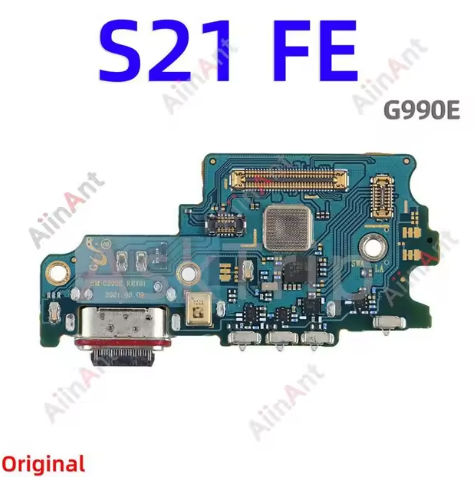 S21FE G990E Aiinant USB Port Charging Board Dock Connector Charger Flex Cable For Samsung Galaxy S21FE G990E